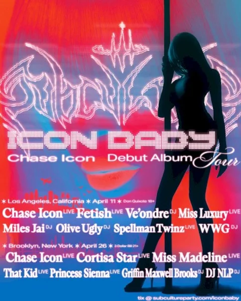 Chase Icon, Fetish + 6 weitere — Icon Baby Tour — Poster