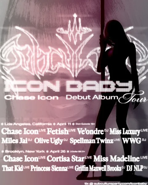 Chase Icon, Fetish + 6 weitere — Icon Baby Tour — Poster