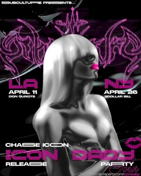 Chase Icon, Fetish + 6 weitere — Icon Baby Tour — Poster