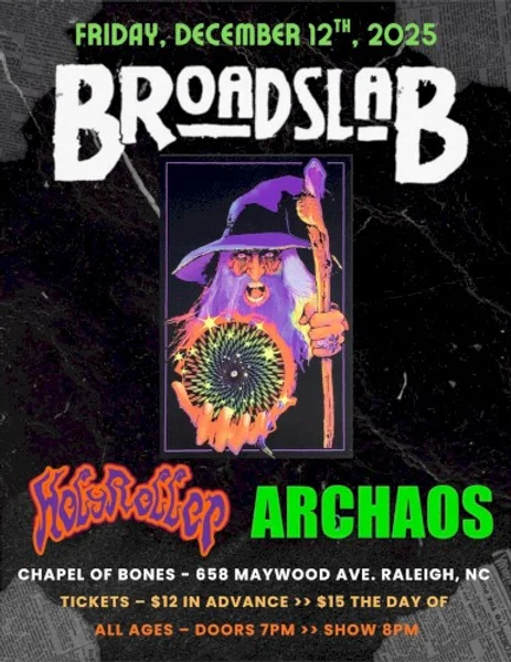 Broadslab — Poster