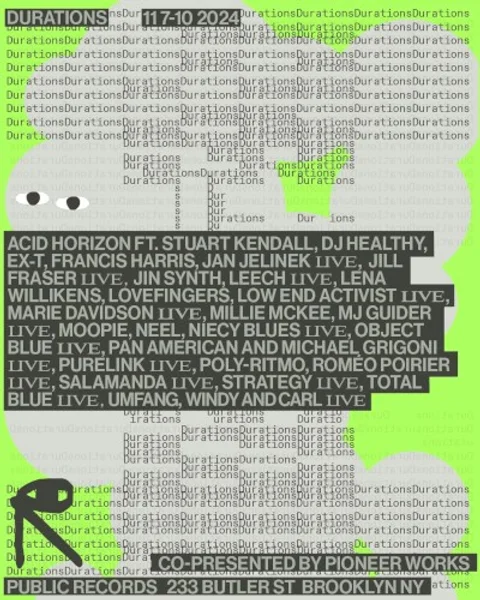 Durations Festival 2024 — Poster