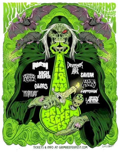 Grim Reefer Fest 2020 — Poster