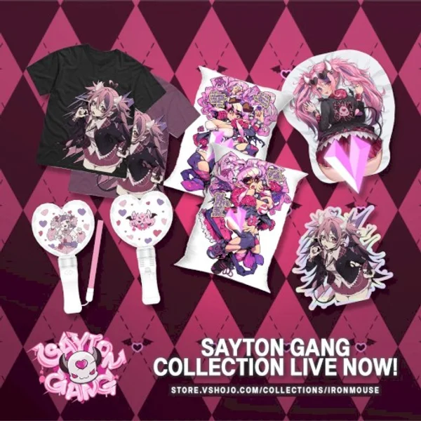 Ironmouse — Sayton Gang: Attack of the Magic Cloud — Merchandise