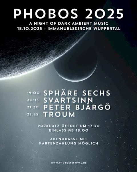 Phobos 2025 — Schedule · Poster