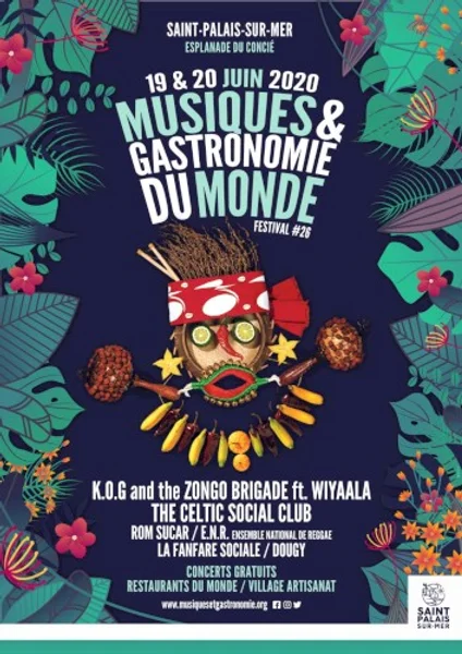 Festival Musiques et Gastronomie du Monde 2020 — Poster