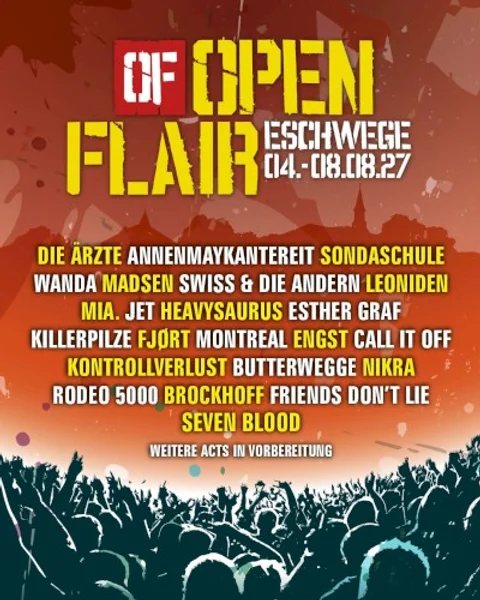 Open Flair Festival 2027 — Poster
