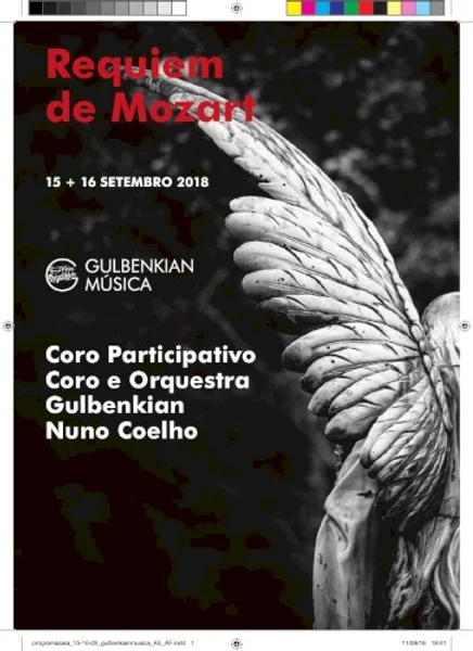 Marco Alves dos Santos, Carolina Figueiredo + 4 weitere — Gulbenkian Música 18/19: Requiem de Mozart — Program