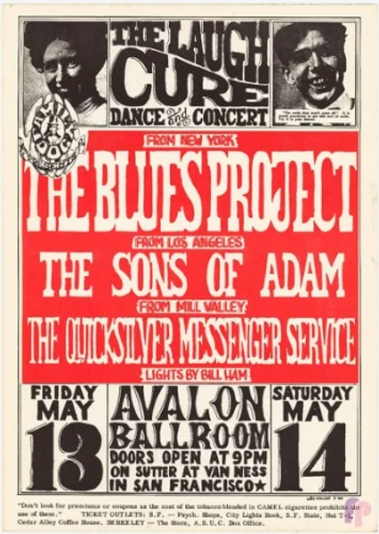 The Blues Project — The Laugh Cure Dance and Concert, 2nd show — Poster