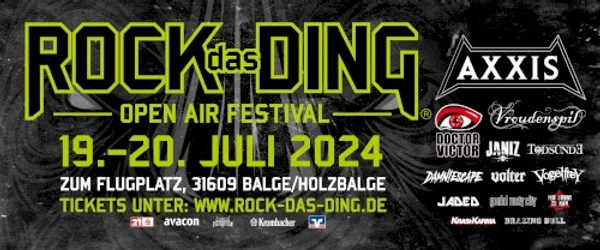 Rock das Ding Open Air 2024 — Banner