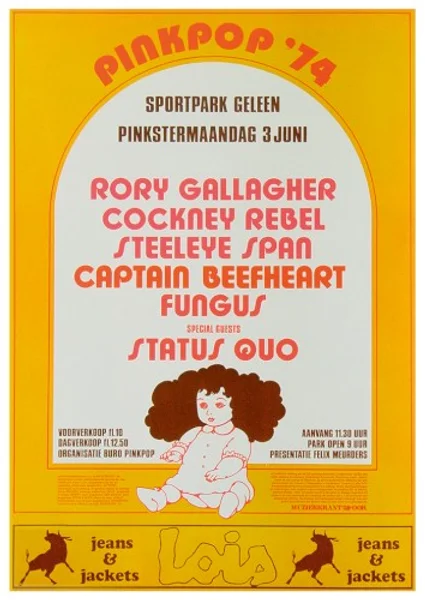 Pinkpop Festival 1974 — Poster