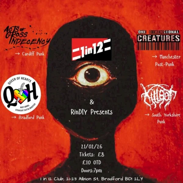 Acts of Gross Indecency, Killbot + 2 weitere — Poster