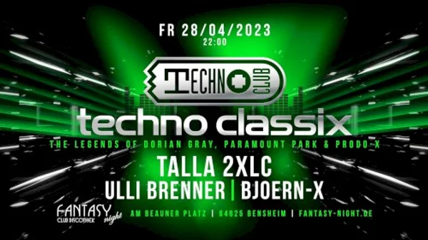 Techno Classix — Poster