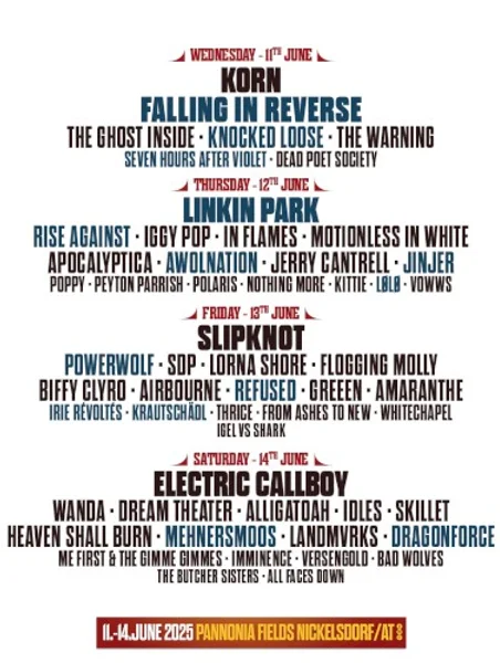 Nova Rock 2025 — Poster