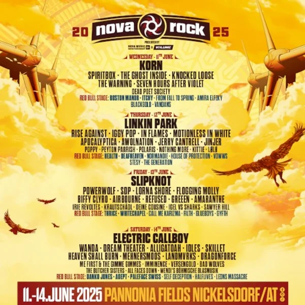Nova Rock 2025 — Poster