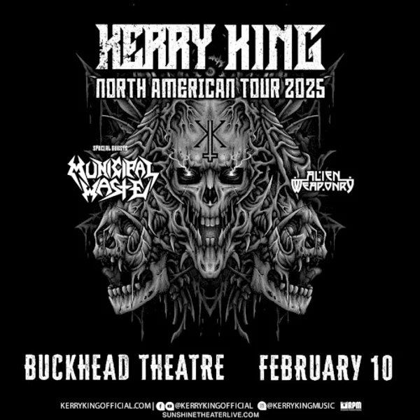Kerry King — Kerry King North American Tour 2025 — Poster
