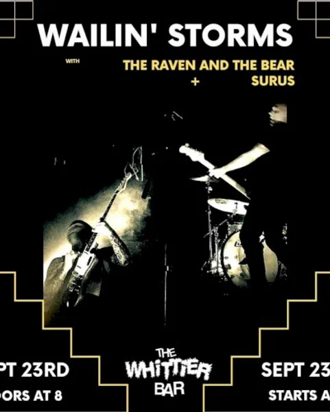 Wailin Storms — 2023 Southern Tour — Poster