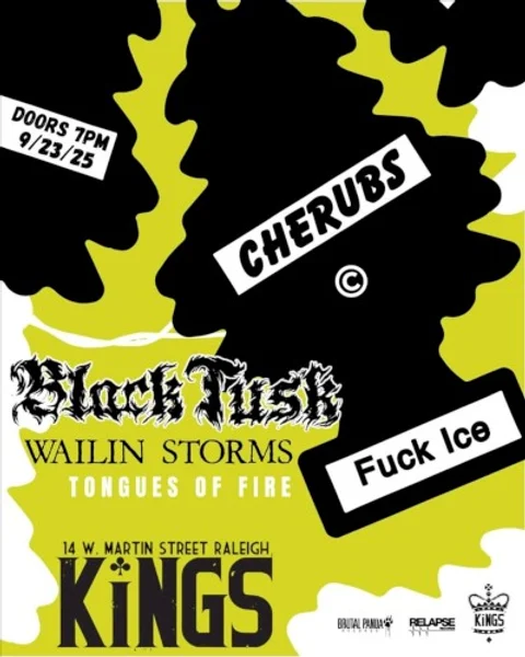 Black Tusk & Cherubs — Poster