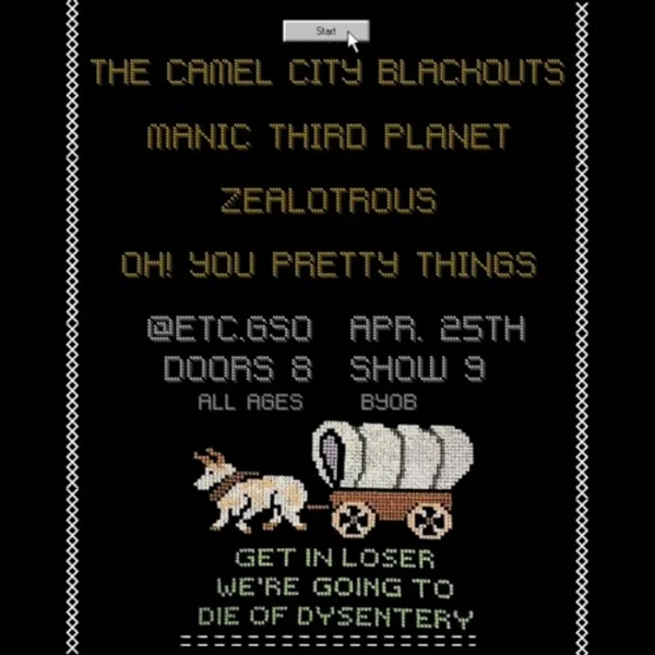 The Camel City Blackouts — Poster