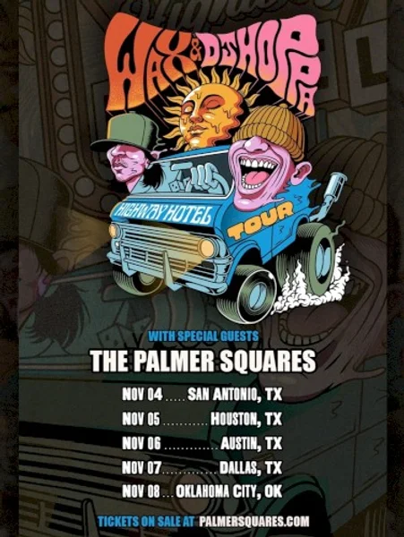 DJ Hoppa & Wax — Wax & DJ Hoppa @ Far Out Lounge & Stage — Poster