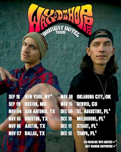 DJ Hoppa & Wax — Wax & DJ Hoppa @ Far Out Lounge & Stage — Poster