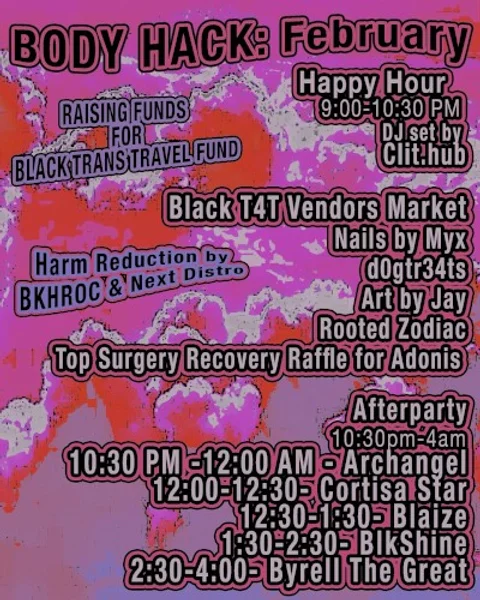 ARCHANGEL, BLKshine 他 4 組 — Body Hack — Poster