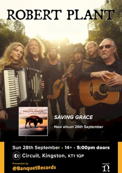 Saving Grace — Saving Grace featuring Robert Plant & Suzi Dian — Poster