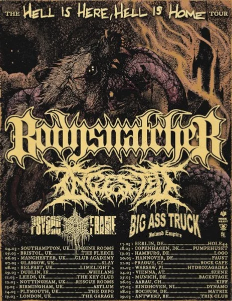 Bodysnatcher — The Hell Is Here, Hell Is Home — Poster