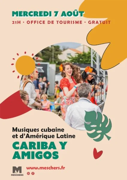 Cariba y Amigos — Cariba y Amigos à Meschers — Poster