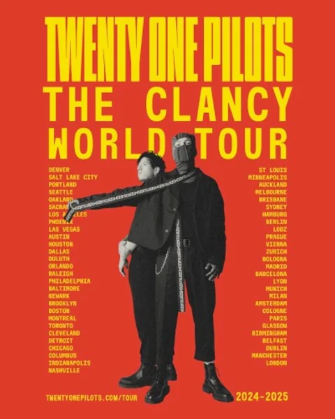 twenty one pilots — The Clancy World Tour — Poster