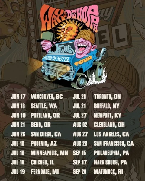 DJ Hoppa & Wax — Poster