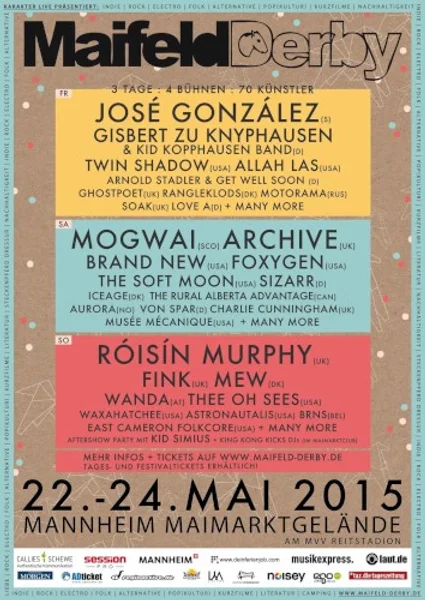 Maifeld Derby 2015 — Poster