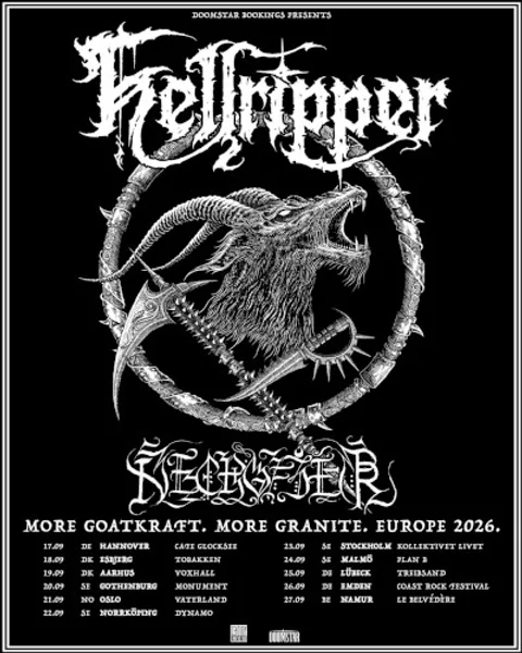 Hellripper — More Goatkraft, More Granite - Namur — Poster