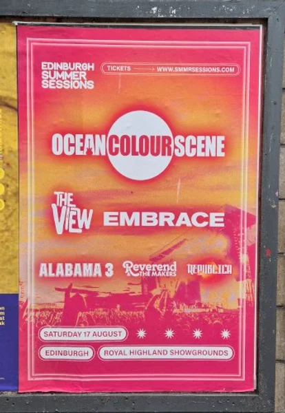 Ocean Colour Scene — Poster · Raw/Unedited