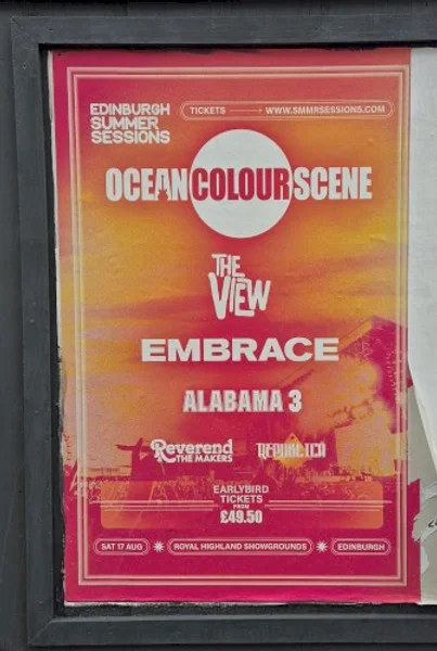 Ocean Colour Scene — Poster · Raw/Unedited
