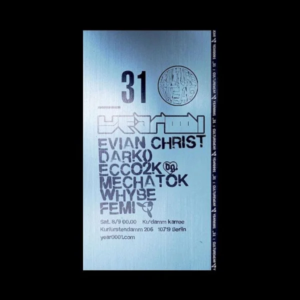 Evian Christ, Dark0 他 4 組 — YEAR0001 — Poster