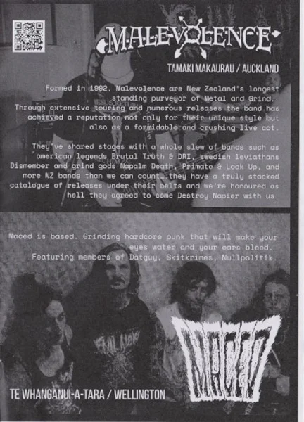 Bloodbox, Chronic Shnxman + 15 more — Destroy Napier 2025 — Program
