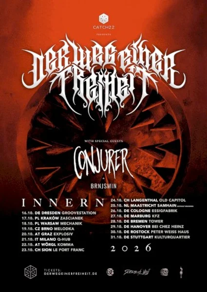Der Weg einer Freiheit — Innern - Tour 2026 - Milano — Poster