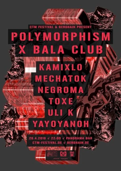 Kamixlo, Mechatok 他 4 組 — Polymorphism x Bala Club — Poster