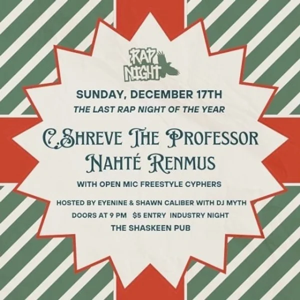 C.Shreve the Professor & Nahte Renmus — Poster · Flyer