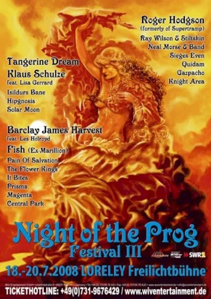 Night of the Prog Festival III — Poster