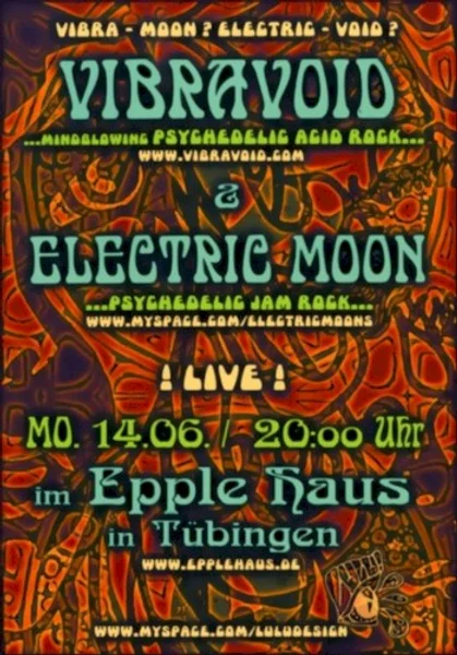 Electric Moon & Vibravoid — Poster