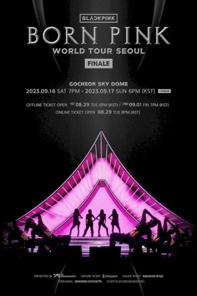 BLΛƆKPIИK — BORN PINK WORLD TOUR SEOUL: FINALE — Poster