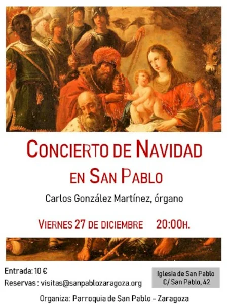 Carlos González Martínez — Concierto de Navidad — Poster