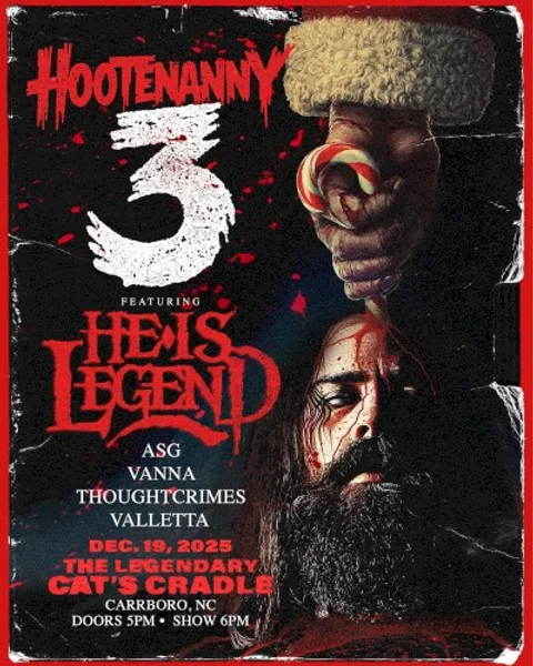 He Is Legend — Hootenanny 3 — Poster