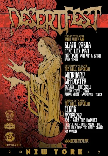 Desertfest New York 2019 — Poster