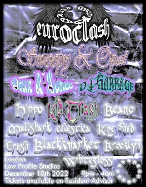 blackkmarket, Celestica + 8 more — Euroclash — Poster