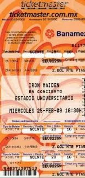 Iron Maiden — Ticket