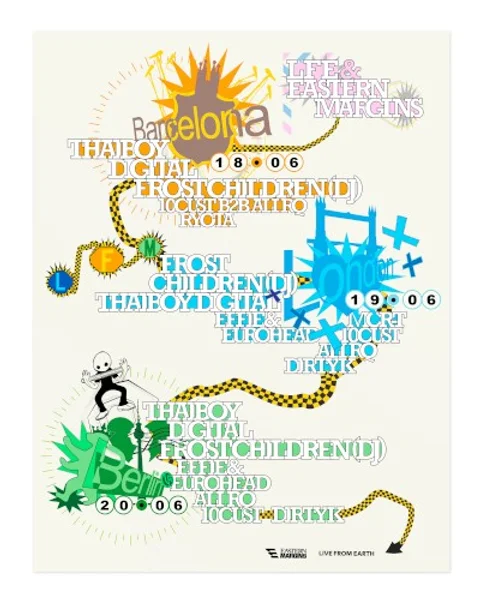 10cust, Ali RQ + 3 más — Live From Earth & Eastern Margins — Poster