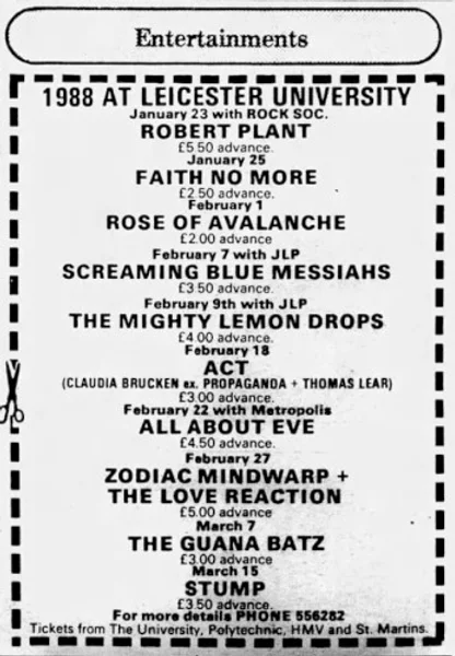 Faith No More — Introduce Yourself — Flyer