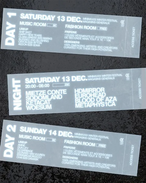 Minimaxxx Winter Festival 2025 — Poster